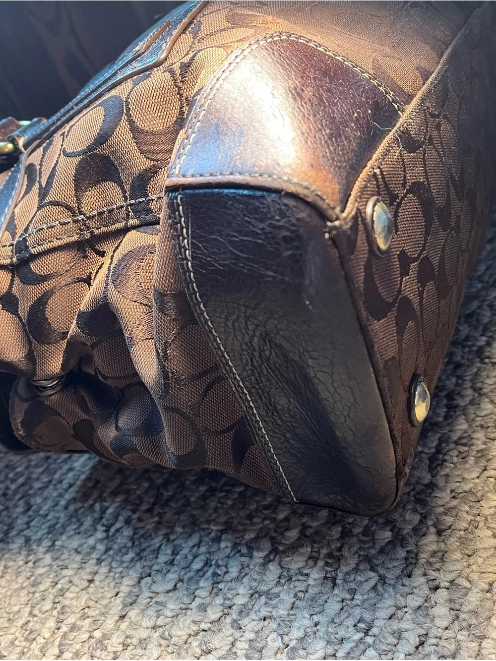 Chocolate Brown Coach bag